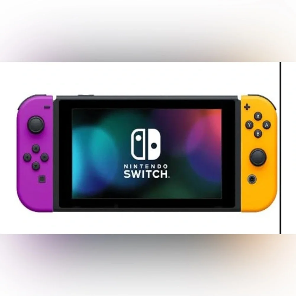 Play+ For Switch/Controller Purple / Orange, Wireless Joypads & Wrist Straps